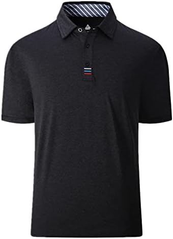 IGEEKWELL Men’s Golf Polo Shirt Short Sleeve Tactical Shirts Tennis Running Sport T-Shirts