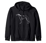 Borzoi Pet - Dessin de chien de chasse russe Sweat à Capuche