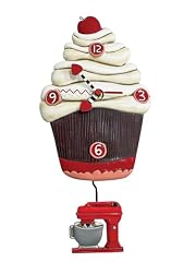 Allen Designs Frosting Please Cupcake Wall Clock Mixer Pendulum Home Decor Art Allen Designs Frosting Please Cupcake Wall Clock Mixer Pendulum Home Decor Art product image