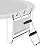 Gardenature Trampoline Ladder-2 Steps Wide-Step Ladder