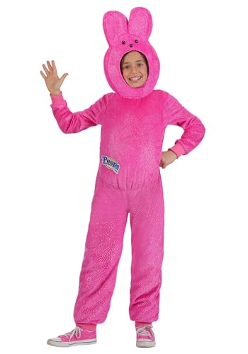 Disfraz Conejo Rosa para Niños con Mono y Cabeza Peluche