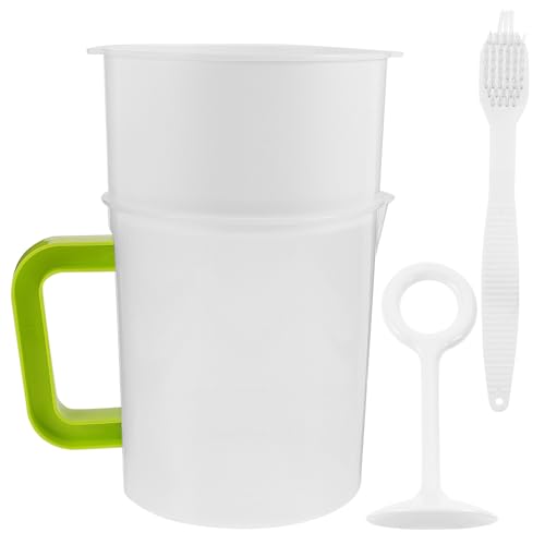 GLSTOY ���׃��b�V�������X�g���[�i�[ �W���[�X�t�B���^�[ �L�b�`���p�H�i�X�g���[�i�[�Z�b�g 15L�e�� �ƒ�p���[�O���g���؂�Ɠ����h��