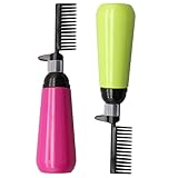 PACKOVE Hair Dye Root Comb Bottles 200ml Beauty Hair Coloring Bottles Combs Easy Squeeze Random