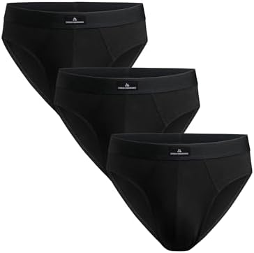 DANISH ENDURANCE Bamboe Boxershorts Heren, Comfortabel, Ademend Ondergoed, Met of zonder gulp, 6-Pack, Zwart, M