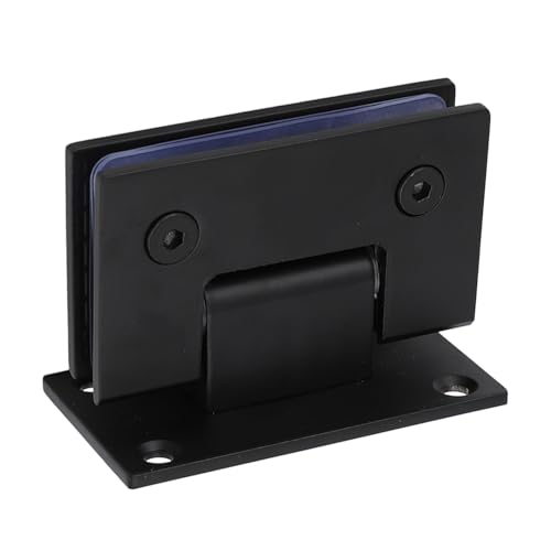 Riuulity Bisagra para Puerta de Ducha de Vidrio de 90 Grados, Bisagra sin Marco de Acero Inoxidable Resistente para Renovación de Baño de Vidrio de 8-12 Mm de Espesor
