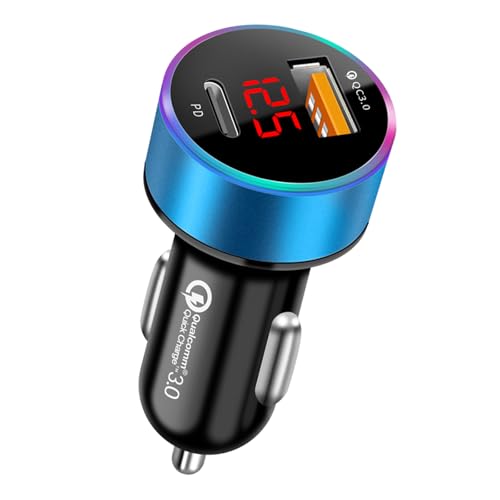 BELIYO VK[\Pbg usb  dv VK[\Pbg 2|[g QC3.0/PD30W ԍڏ[d  usb VK[\Pbgusb }[d LEDfW^fBXv[ ^ y d12`24V iPhone/iPad/Androi