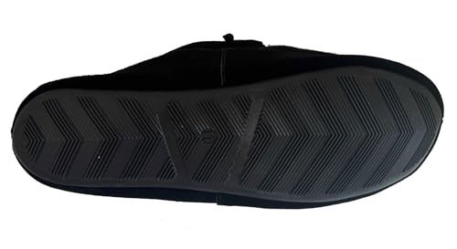 G4U Men's Moccasin Slipper Suede Leather Insulated House Slippers3