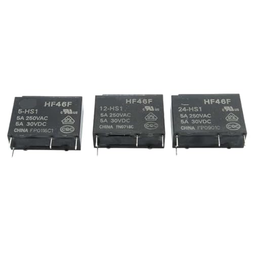 Mini relé HF46F-024-HS1 24V y 12V para reparación de placas electrónicas