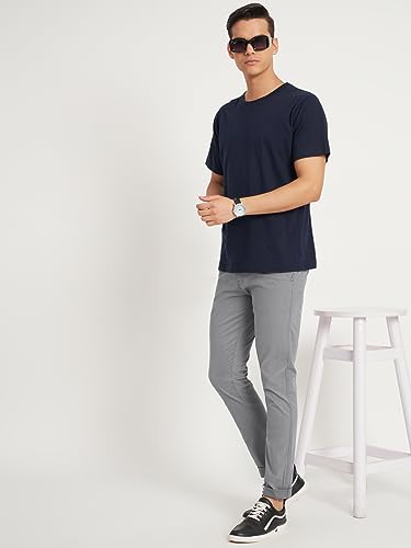 Image of KARGEENS Men Kargeens Men's Cotton Slim Fit Casual Chinos Trousers for Men Stylish