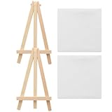 Mini chevalet délicat : fabriqué avec des matériaux très résistants, c'est un excellent cadeau pour vos amis qui aiment peindre ou créer leurs propres toiles vierges