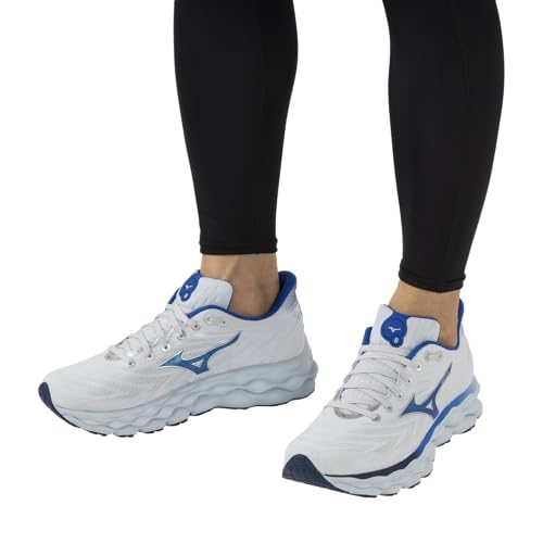 Mizuno Men's Wave Sky 8 2E Running Shoe | Mens Running Shoe | Plein Air/Laser Blue | US Mens 7 by Mizuno - Image 2