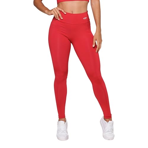 Conjunto Feminino Academia Calça Legging com Bolso Top Decote V Lisa Coleção Essential Lot Fitness (