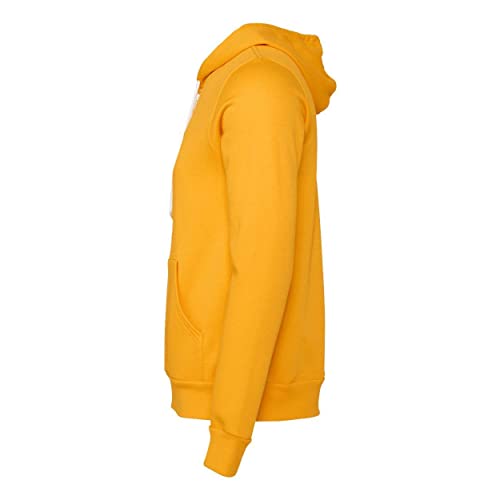 BELLA + CANVAS Unisex Sponge Fleece Full-Zip Hoodie S Gold3