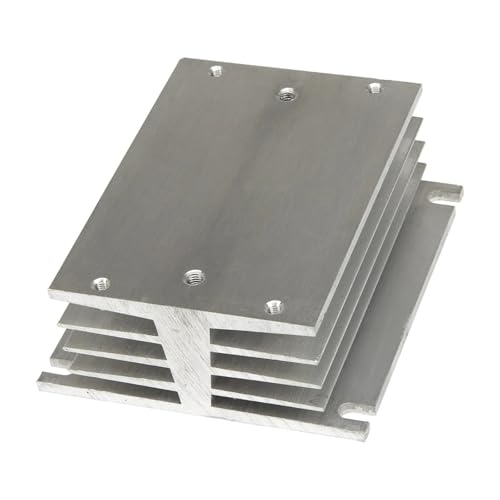 Relé de estado sólido trifásico 40A FHSI04-105W disipador de aluminio blanco