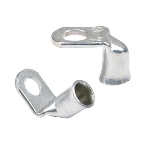 No. 3-0.37 in. 90 deg Tinned Copper Lug - 2-Piece