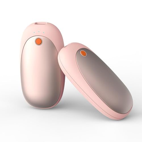Hand Warmers Rechargeable 2 Pack AI Electric handwarmers Pink