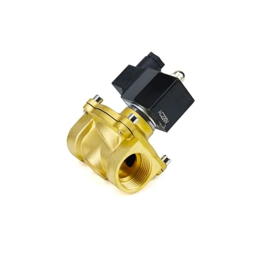 Électrovanne en laiton DN15 AC 220V avec joint NBR de type normalement fermée