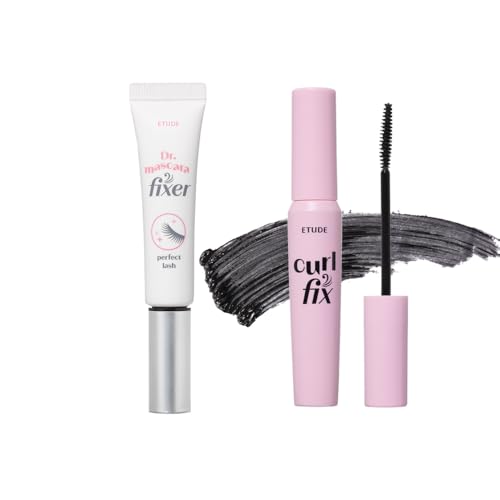 ETUDE Dr. Mascara Fixer For Perfect Lash & Curl Fix Mascara (Black)