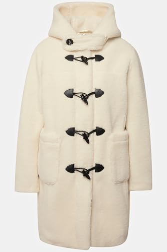 Dufflecoat teddy col bêche pour sorties hivernales et manteaux femme