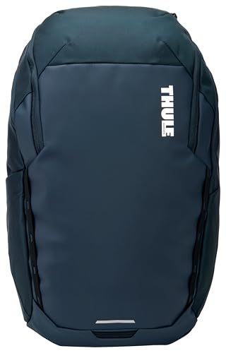 Image of Thule Chasm 26L Backpack,Durable Water-Resistant Recycled Materials,Mesh Pockets Organization, Side Zipper Easy Access