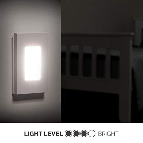 Ge Home Electrical Ge, White, Slimline Coverlite Led Night Light, Plug-In, Dusk To Dawn, Modern Outlet Cover, Ul Certified, Ideal For Bedroom, Nursery, Bathroom, Hallway, 10215 #TOP3