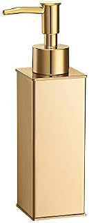 bgl Standing Soap Dispenser Square Lotion Soap Dispensers, Gold Shampoo Dispenser for Shower, Bathroom, Kitchen