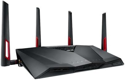 ASUS RT-AC88U - Routeur Gaming Gigabit Double Bande Wi-Fi-AC3100 avec MU-MIMO, AiProtection par TrendMicro pour sécuriser Votre réseau, Technologie AiMesh et l'accélérateur de Jeux WTFast Noir Wi-Fi 5 - 3100 Mbps RT-AC88U