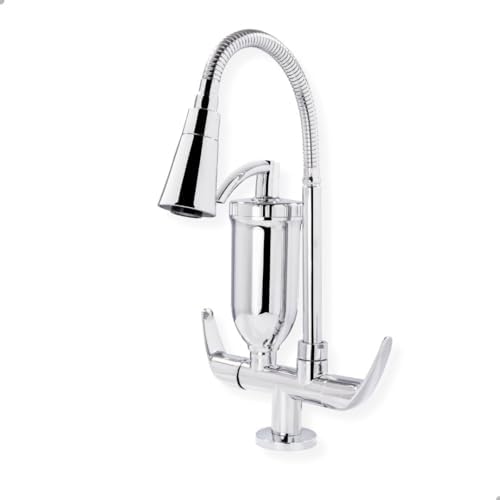 SOFTINOX Torneira Cone Com Filtro Gourmet Bancada Cromada C-90 Du...