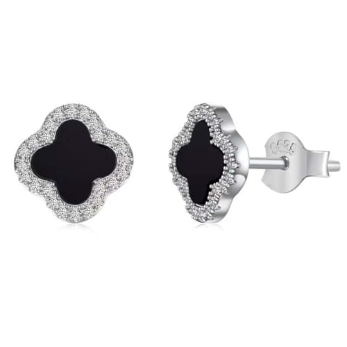 Boucles d'oreilles trèfle en argent pour illuminer votre style quotidien