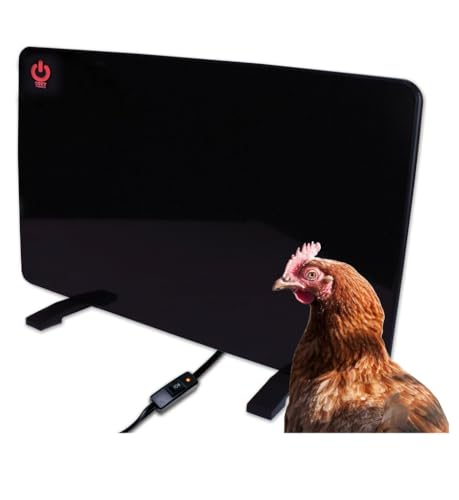 Cozy Products Cozy Chickens Coop, Flat-Panel Radiant Heater with Thermal Protector, Energy-Efficient, Easy to Install, Ideal for Small Animals, Chicken Coop Accessories, 150 Watts