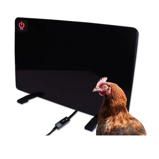 Cozy Products Cozy Coop, Chicken Coop Heater, Flat-Panel Radiant Heater with Thermal Protector, Energy-Efficient, Easy to Install, Ideal for Small Animals, 200 Watts, Black