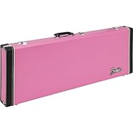 Pink vinyl wrapped 3-ply hardshell wood case 8mm sides and 5mm top and bottom Black vinyl wrapped steel core carry handle Soft crushed acrylic plush interior lining in leopard print Large accessory storage compartment with lid
