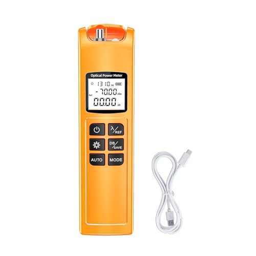 Medidor de potencia de fibra óptica con probador de cables para interfaces ST SC