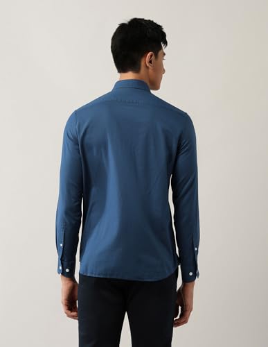 Image of Arrow Sports Men's Slim Fit Pure Cotton Dobby Shirt