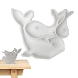 Molde de silicona para, molde flexible para manualidades de yeso, moldes de chocolate con cola de de ondulada | Fondant, Decoración de Pasteles Decoración de Pasteles Temáticos