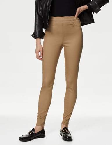 Image of Marks & Spencer Womens Light Wash High Rise Skinny Fit Jegging
