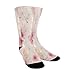 susiyo Whimsical Pink Accent Flower Hiking Socks Boy Girls - Cushioned Crew Socks for Kids Soft, Breathable & Seamless Toe for All-Day Comfort