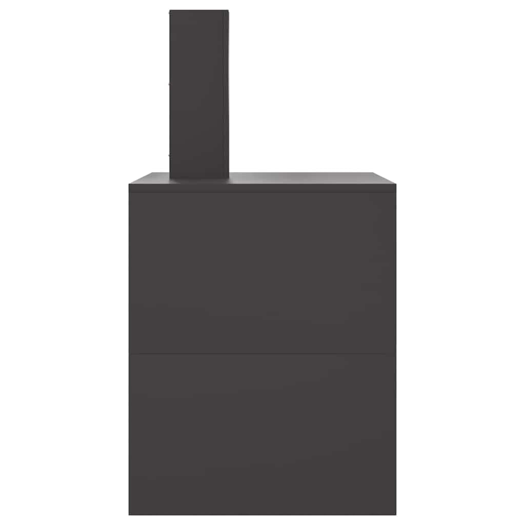 Chimenea negra de acero laminado en frío, 80 x 50 x 96 cm, con chimenea y ventilación, resistente a la intemperie para jardín, terraza, balcón, calor eficiente y llama elegante
