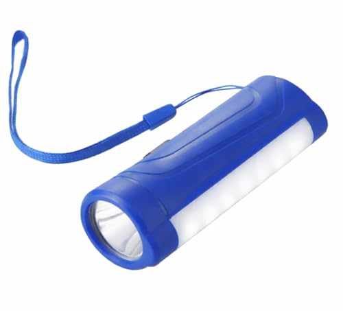 Image of 4-in-1 LED Railway Signal Torch,Railway tri Colour Torch,All Right Light (Blue),Rechargeable Flashlight for Railway Signaling,