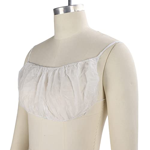 10pcs Disposable Bras Non Woven Fabric Disposable Beauty Salon Brassieres Top Underwear, Women's Disposable Bras Disposable Spa Top Underwear Brassieres Tops for Women(White)