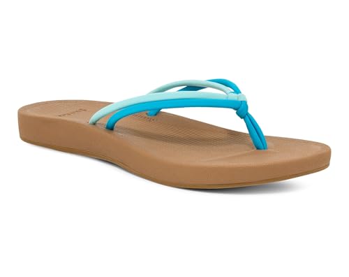 Image of Sanuk Womens Cosmic Sands | Water Resistant Flip Flops for Women | EVA Footbed With Arch Support | Women's Beach Sandals
