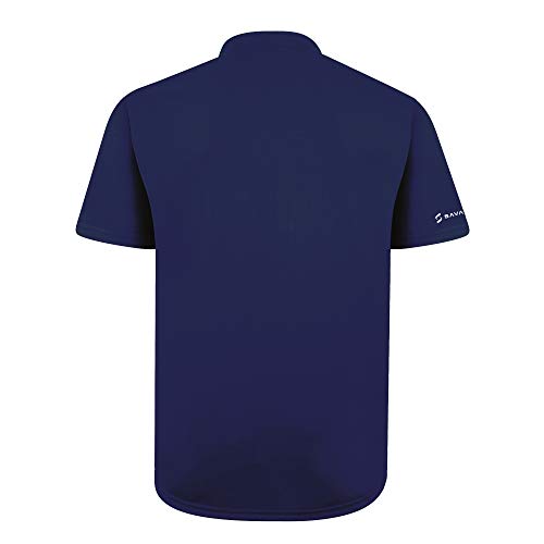 Savalino Men's Bowling Sublimation Printed Jersey, Material Wicks Sweat & Dries Fast, Size S-6Xl Navy #TOP2