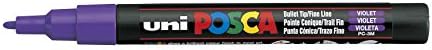 1 x Uni Posca PC-3M Paint Glass Window Marker Pen Fine Bullet Tip 1.3mm Light Blue
