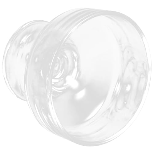 Amosfun Coupe à Dessert en Verre sur Pied Transparente Bol à Glace de Taille Moyenne Bol de Crème Glacée Décoratif pour Maison et Restaurant Résistant et...