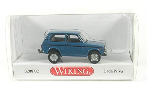 Preisvergleich Produktbild Wiking 20802 020802 H0 Lada Niva, azurblau