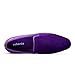 UUBARIS Mens Casual Velvet Loafers Lightweight Slip-on Dress Shoes Fashion Style Driving Shoess Purple Size 8