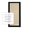 Microsuede Acoustic Panel 24 x 48 x 2 Square Edge (Black)