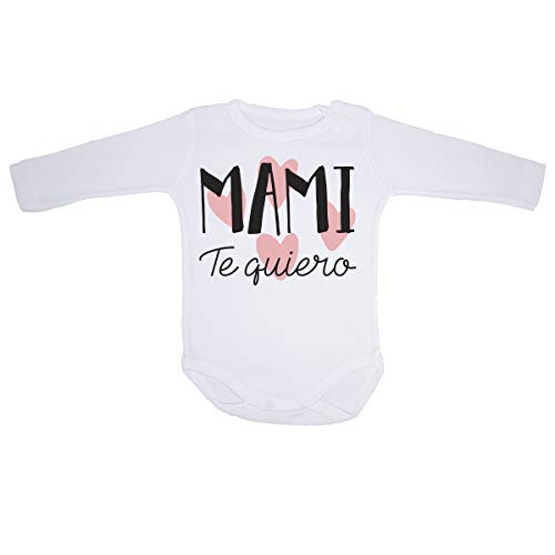 AR Regalos Body Te quiero mami (Manga larga - 3 a 6 meses)