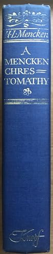 A Mencken Chrestomathy, B0006ARV3I Book Cover