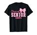 Senior 2027 Class of 2027 Coquette Pink Bow Graduation 2027 T-Shirt